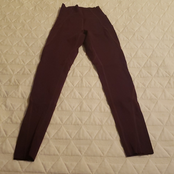 P'tula Pants - P'tula burgundy compression pockets